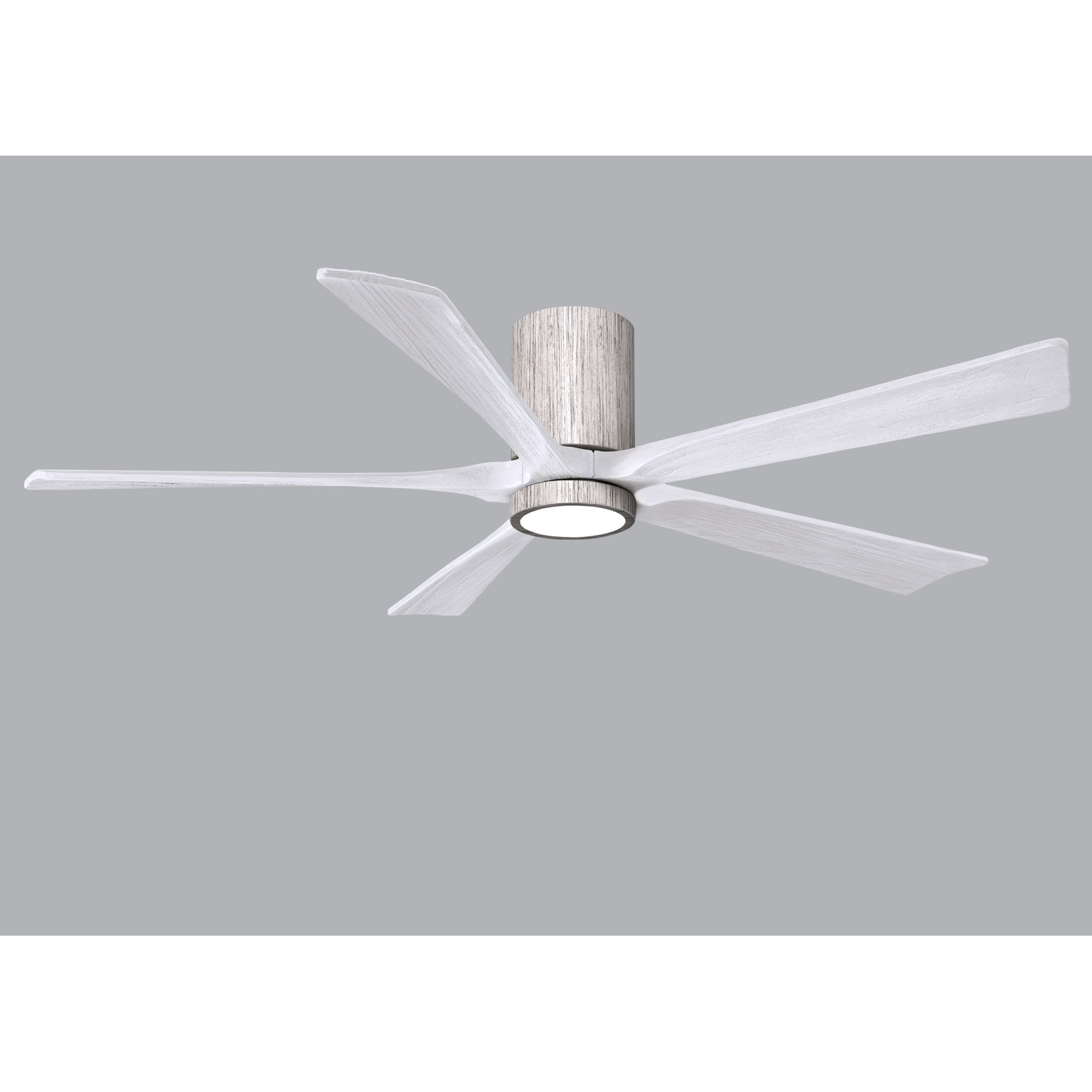 Irene Ceiling Fan with LED Light Kit, Barn Wood Tone, 60", Matte White