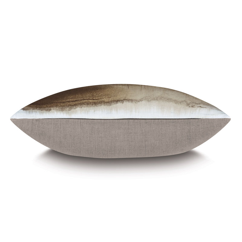 Coussin Palette, Carré 20 po, Abstrait brun clair