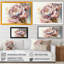 Rose et or rose II - Art mural encadré rose-601967711-601967710