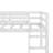 Twin Raised Loft Bed With Ladder-61052256