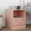34.5cm W Steel Bedside Table-101281124