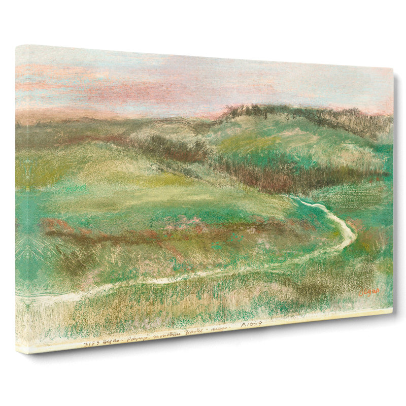 Landscape by Edgar Degas - Wrapped Canvas, 35cm H x 50cm W x 3cm D