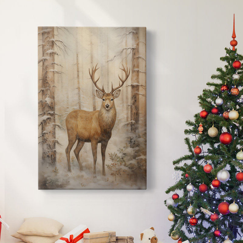 Art des Fêtes de Noël - Toile tendue avec châssis DCLxxxi, H 48 po x l 32 po