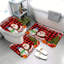 4 Pcs shower curtain sets-1668382809