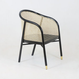 Arquan Dining Chair In Black Gloss/broken leg