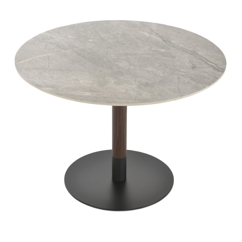 Table de salle à manger Tango, Gris, L 40 po x L 40 po