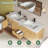 Modern 60'' Double Bathroom Vanity With SMC Sink Top,Bathroom Cabinet With Drawers,Wall-mounted -1807348644