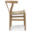 Chocolate Solid Wood Dining Chair with Y-Back Design in Mid-Century Modern Style (Set of 2)-1133425613