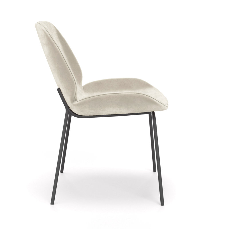 Fauteuil d'appoint en velours, Beige