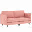 Rouge 2 places, profondeur 74,39 po, style Mid-Century moderne, structure en bois massif, tissu respirant, ressorts ensachés, confortable pour chambre à coucher, dortoir, bureau, avec assemblage latéral et simple, ressort