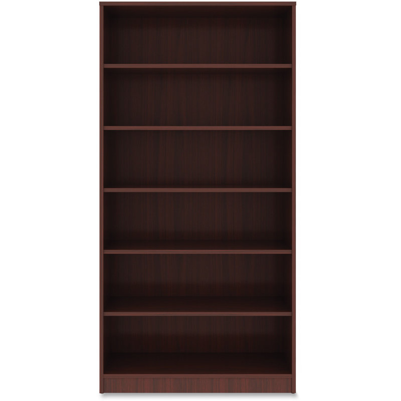 Orlanda Bookcase, Mahogany, (6 Shelves) 72" H x 36" W x 12" D
