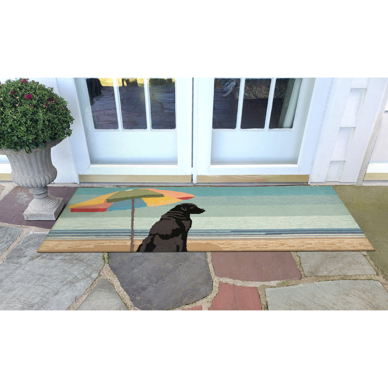 Sawbridgeworth No Pattern And Not Solid Color Polyester Kitchen Mat, Runner 2' x 5'