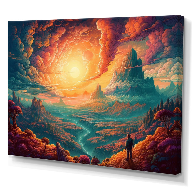 Storm Brewing III, reproduction d'art sur toile, H 24 po x l 32 po x P 1 po, Toile tendue