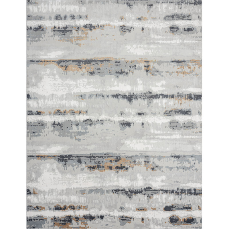 Tapis gris Bliss, Rectangle 5 pi 6 po x 7 pi 6 po