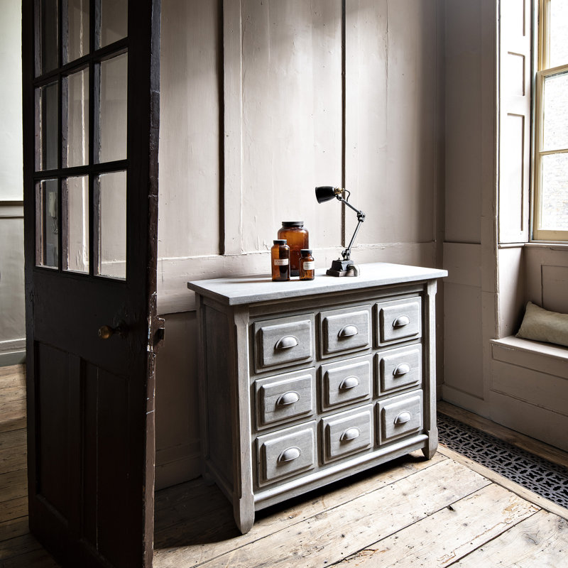 Sears Solid Wood 110cm W 9 - Drawer Chest of Drawers