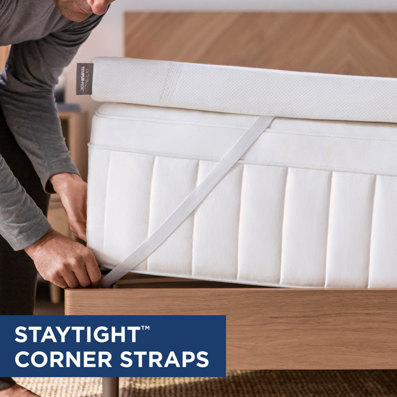 TEMPUR-Adapt 3" Memory Foam Mattress Topper, King