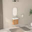 Petit meuble-lavabo mural 16 po