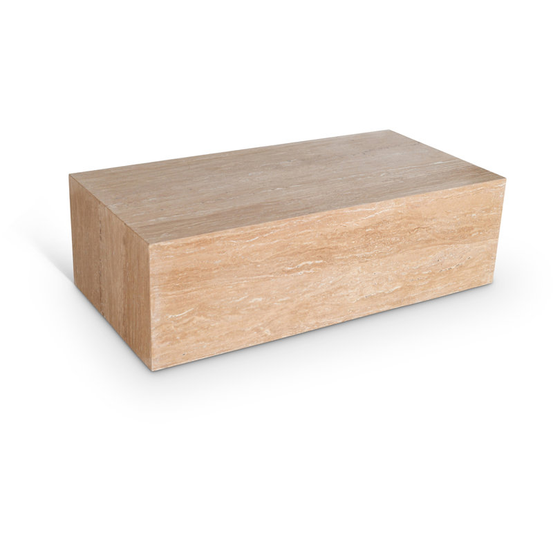 Table basse Penn, Travertin