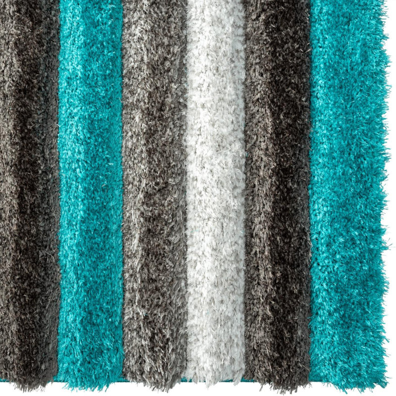 Lantanas Striped Indoor Rug, Rectangle 5' x 7'