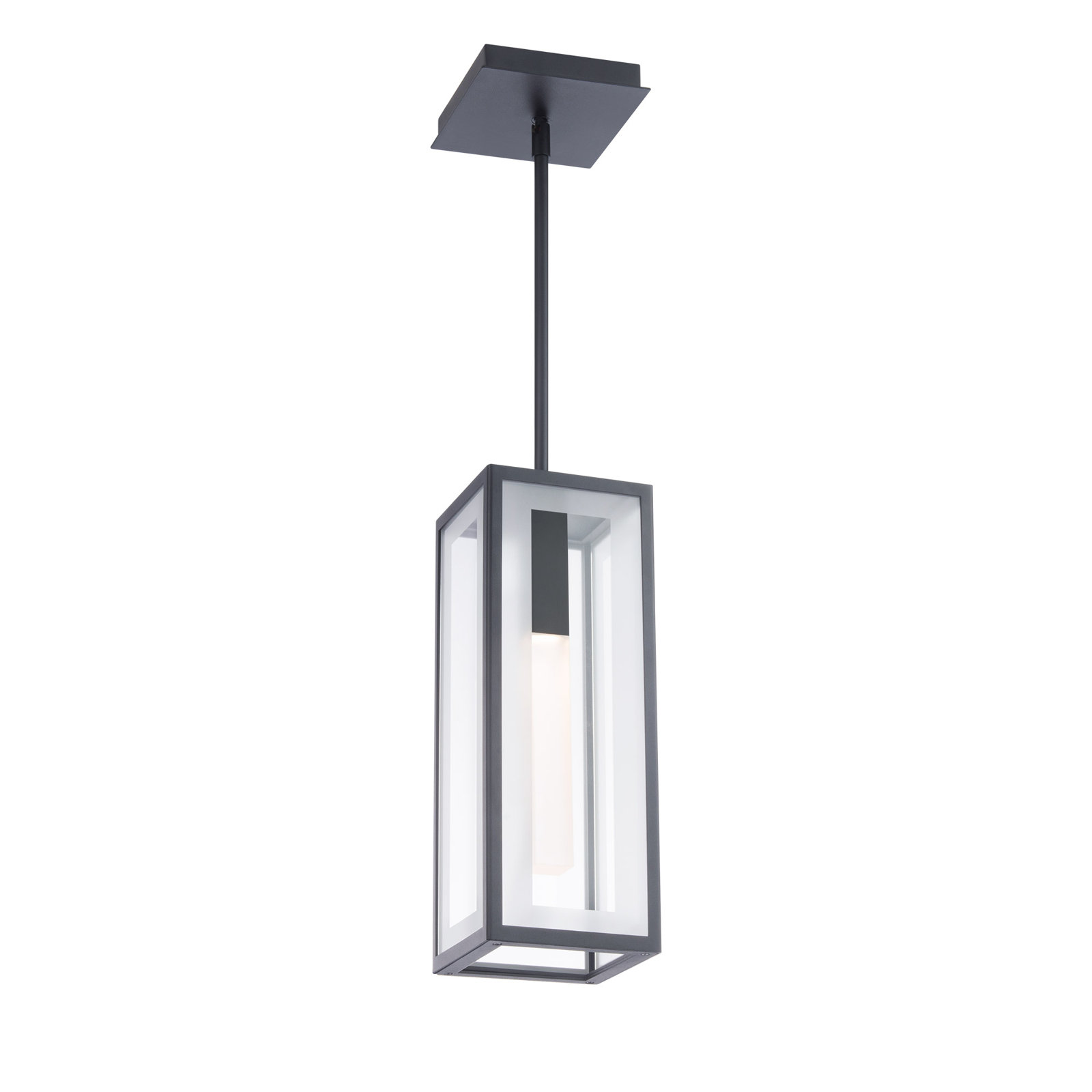 Cambridge Transparent Outdoor Metal Hanging Lantern