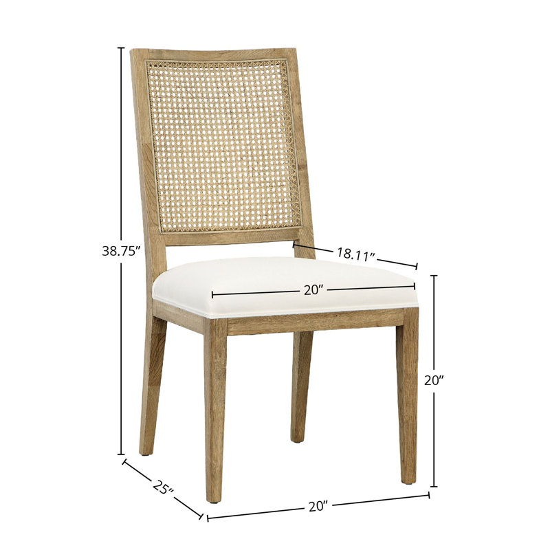 Norton Side Chair, Natural Brown