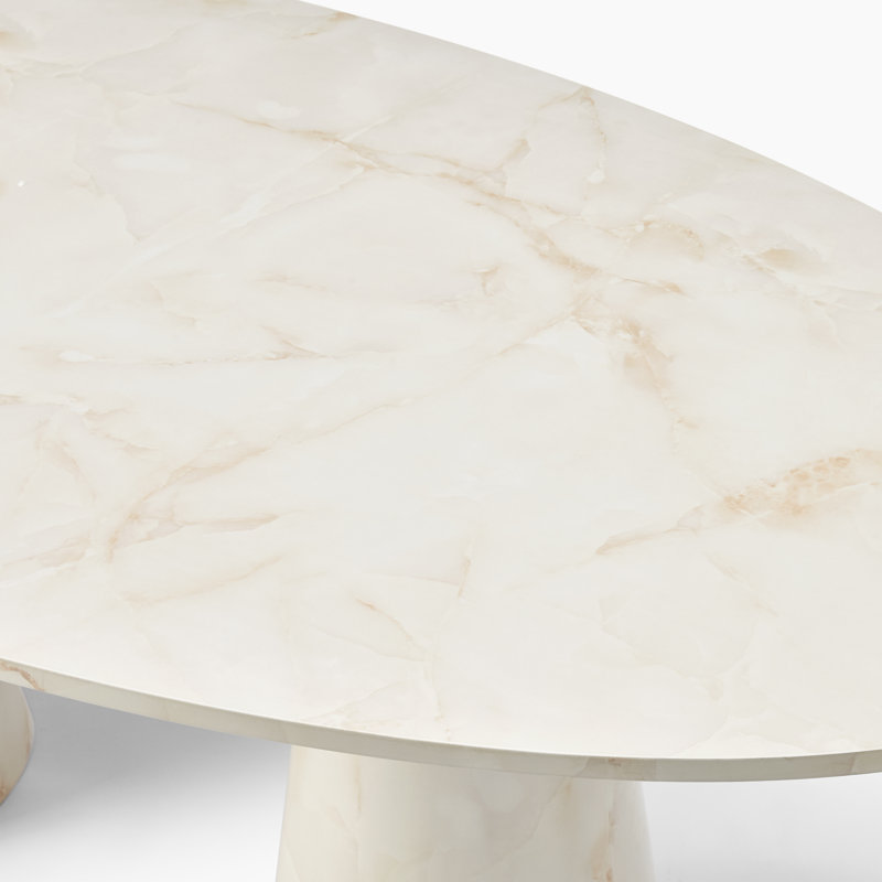 Edzard Dining Table, Cream