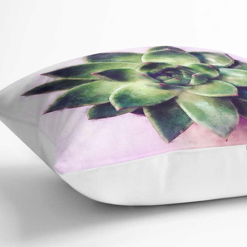 Square Throw Cushion, White, 55cm H x 55cm W x 20cm D