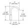 Azure Bar/Food Prep Kitchen Faucet With C-Spout