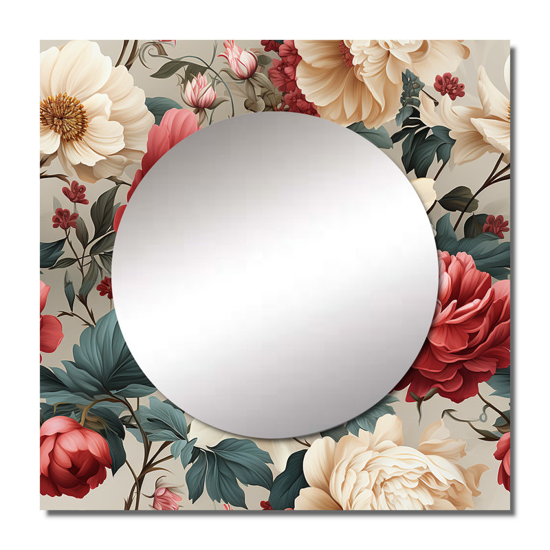 Décoration murale antique pour jardin, 23 po x 23 po