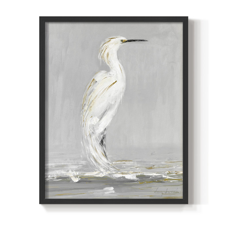 «Coast regarder», reproduction encadrée - bois massif, Noir, H 20 po x l 16 po