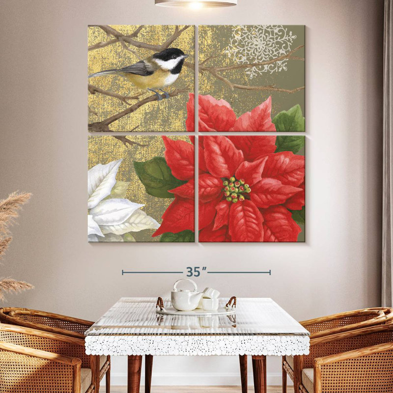 Harnek Winter Birds Chickadee I