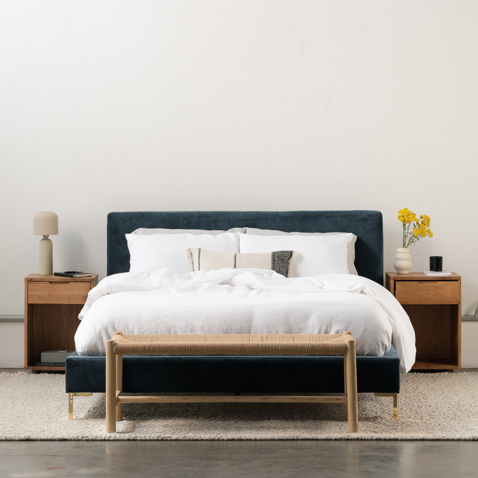 Varkala Oak Nightstand, Oak