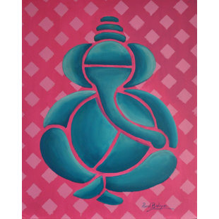 GPrints Abstract Ganesha by Parul Baliyan - Single Picture Frame Print