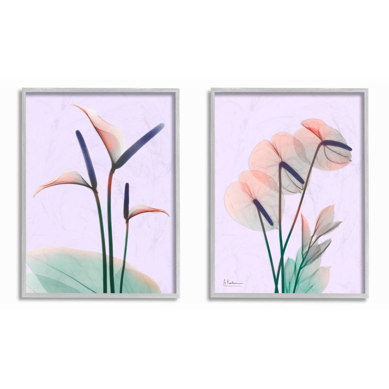 «Neon Reeds» par Albert Koetsier, ensemble de 2 reproductions de photos, H 11 po x l 14 po x P 1,5 po