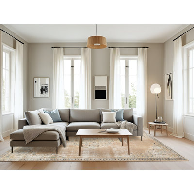 Tapis oriental beige / brun