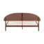  Structure de lit en bois massif Gem avec tête de lit et rotin naturel, capacité de 1000 lb-215844462-215844463