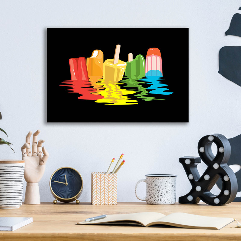 «Melted Summer Dreams» par Rachel Caldwell, H 12 po x l 16 po x P 0,13 po