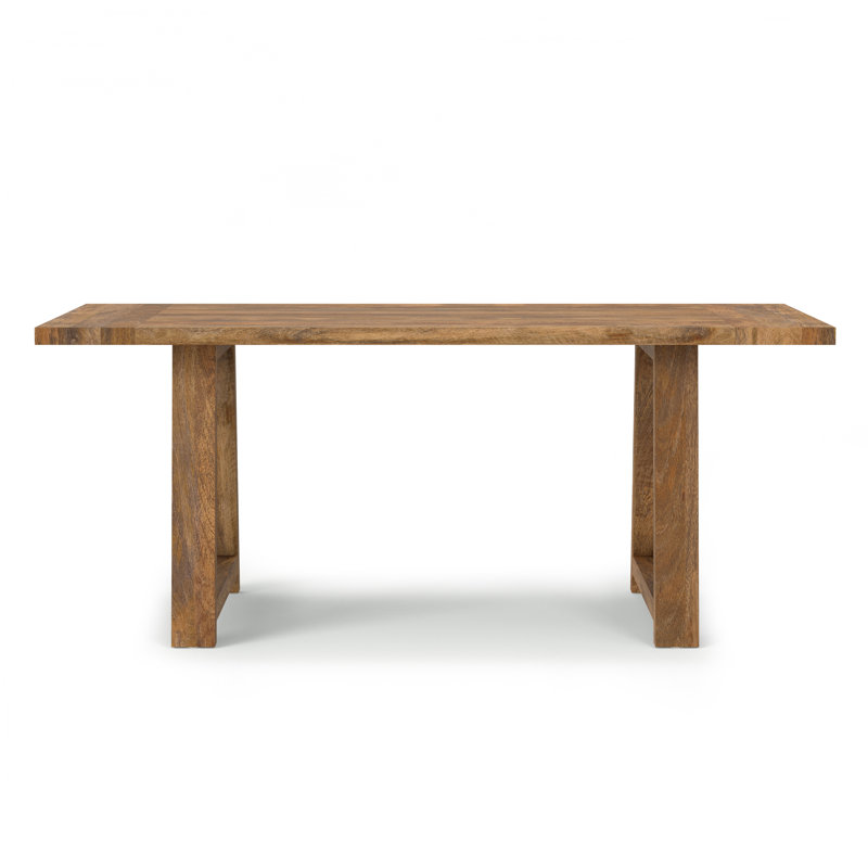 Whitley Burnt Wax Solid Mango Wood Dining Table