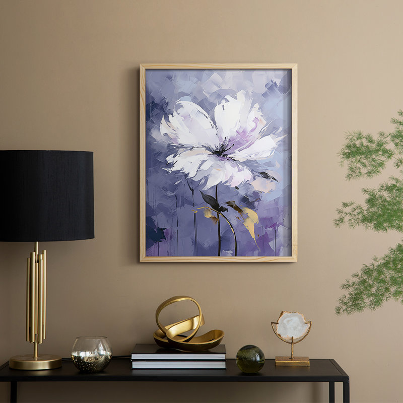 Reproduction encadrée FLORAL Series CDxxxii - bois massif, H 30 po x l 24 po