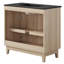 Meuble-lavabo sur pied simple 36 po avec plateau en céramique Modway Miles-92590989-92590992