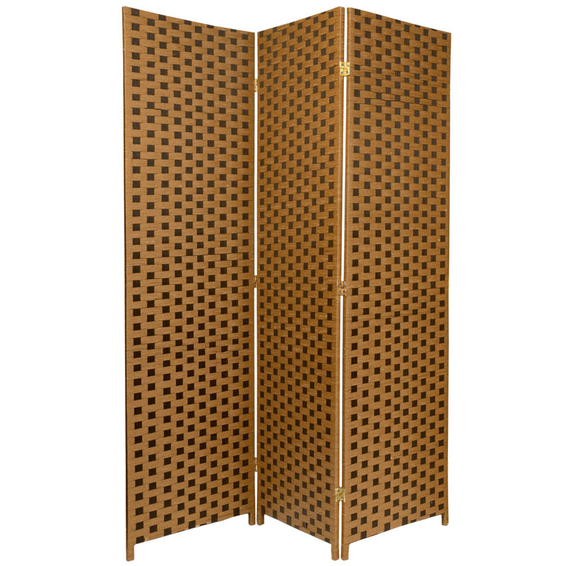 Cloison pliante Willson, 3 panneaux, Brown