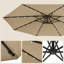 Piqua 300cm Lighted Market Parasol-240736457