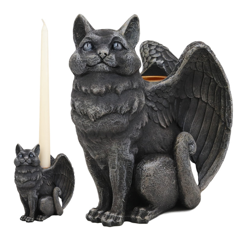 5.25'' H Resin Tabletop Candlestick