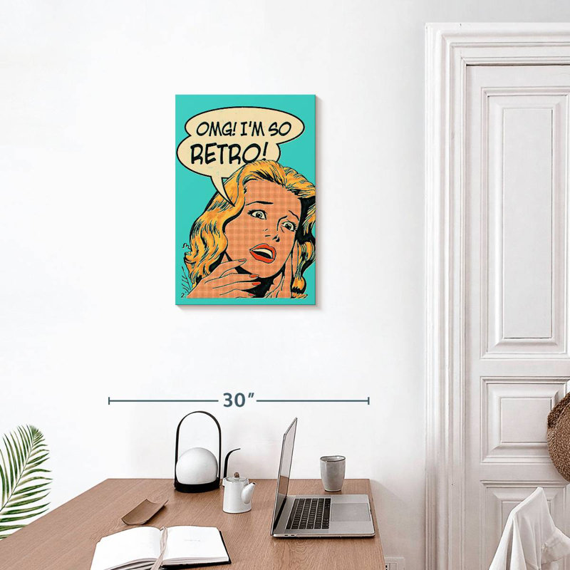 Keiraleigh OMG I'm So Retro, 24" H x 16" W