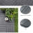12'' L x 12'' W Plastic Interlocking Deck Deck Tile Kit in Gray-64367247