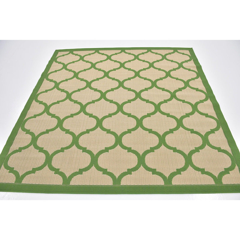 Tapis de véranda d'extérieur couleur herbe, Rectangle 8 p x 11 pi 4 po