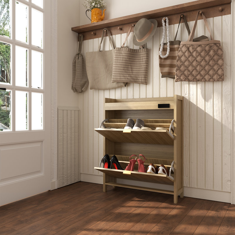 12 Pair Shoe Storage Cabinet