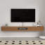 Meuble télé flottant ultrabrillant, tablette murale-964035816-954431611