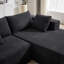 Ensemble de canapé modulaire en chenille Modern