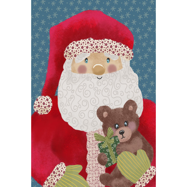 The Holiday Aisle® Santa Pack II On Canvas by Regina Moore Print | Wayfair
